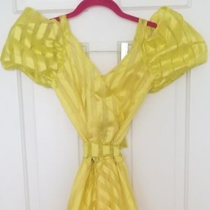 Karen T Design Yellow Belle of the Ball Gown